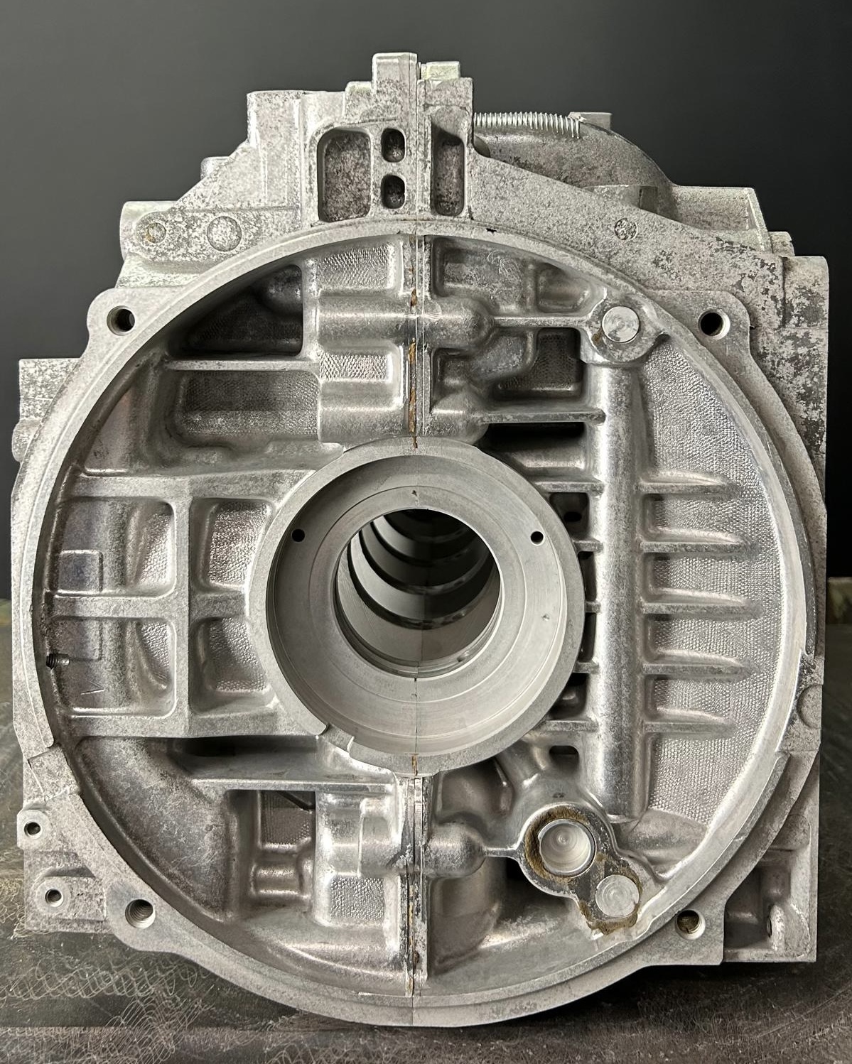 Laserreinigte Metalloberfläche